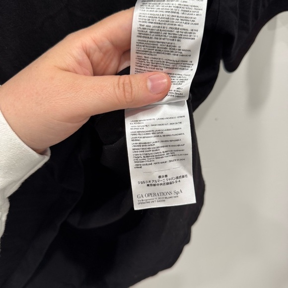 Armani Exchange Men’s Black Short Sleeve Polo Shirt Medium - Picture 6 of 6